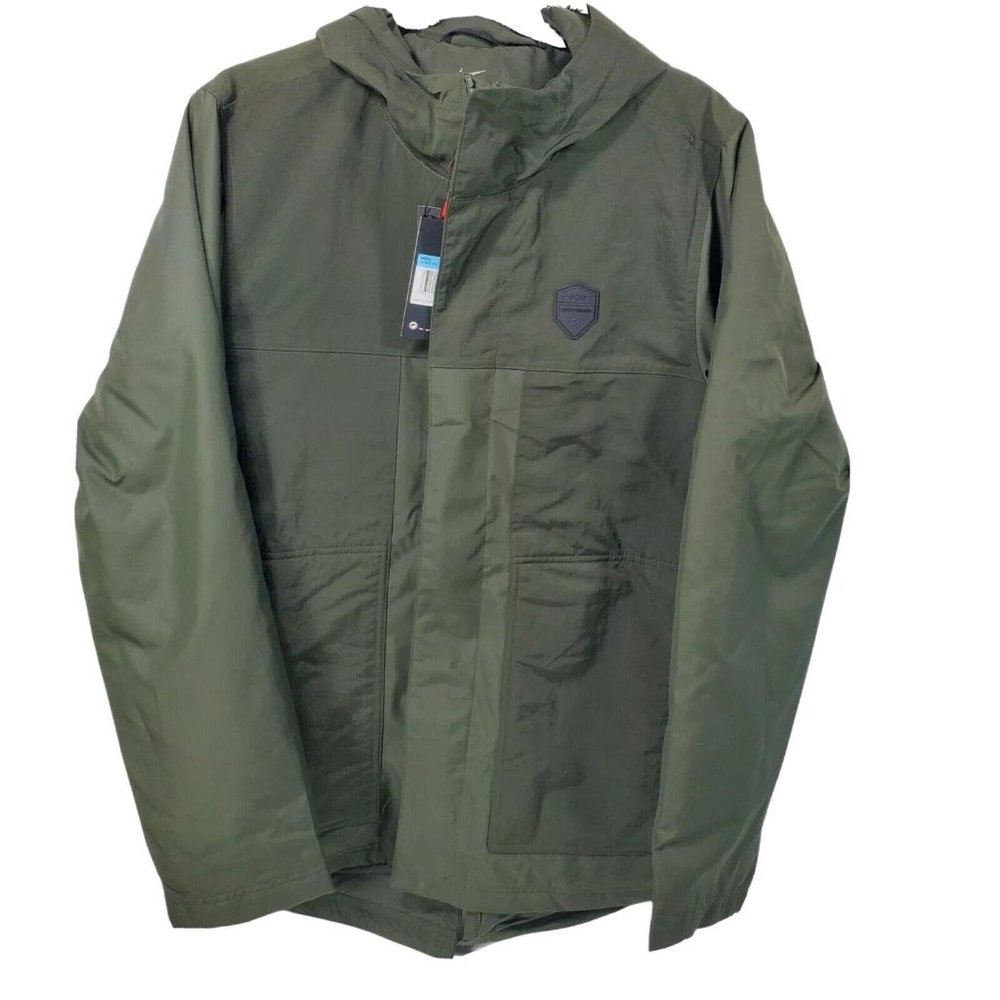 Nike Lebron James Therma Jacket Protect Men's Sz M Sequoia Green AT3902-355 NWT